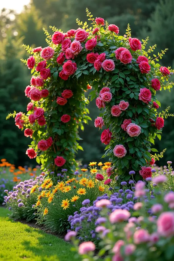 colorful companion planting ideas