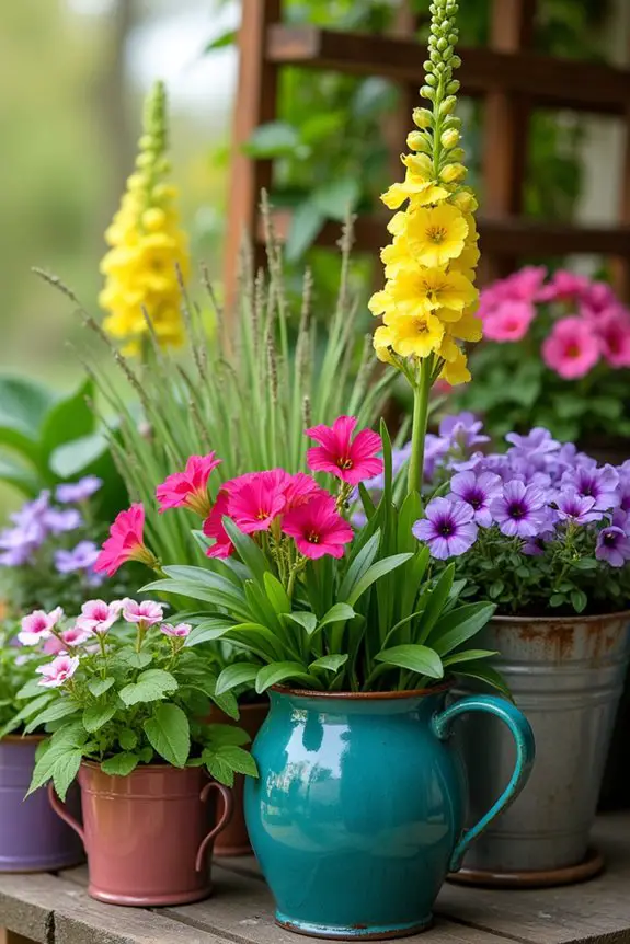 colorful container gardening tips