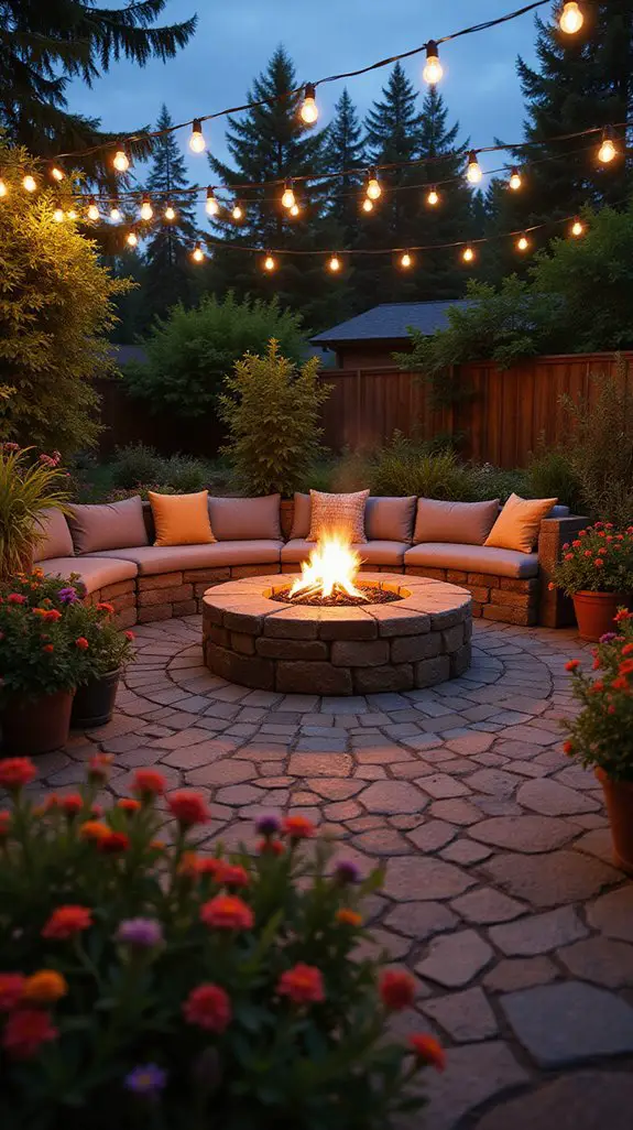 cozy gatherings around fire