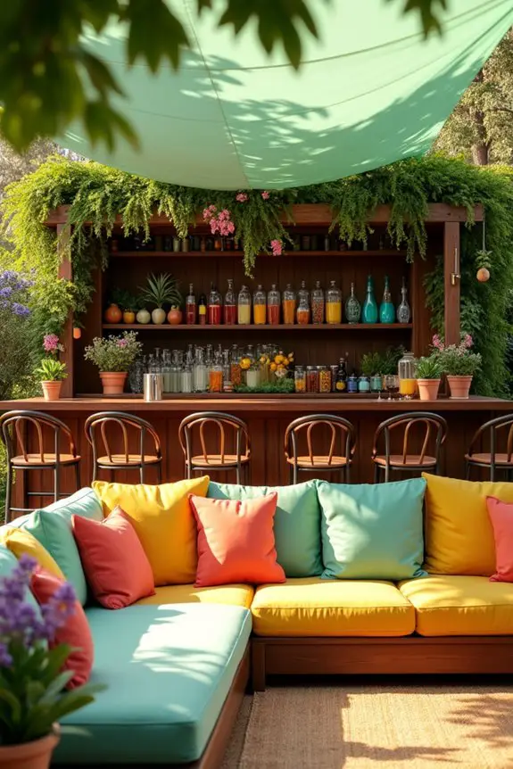 curated colorful outdoor experience