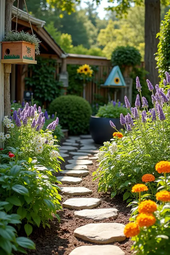 curated garden theme coordination