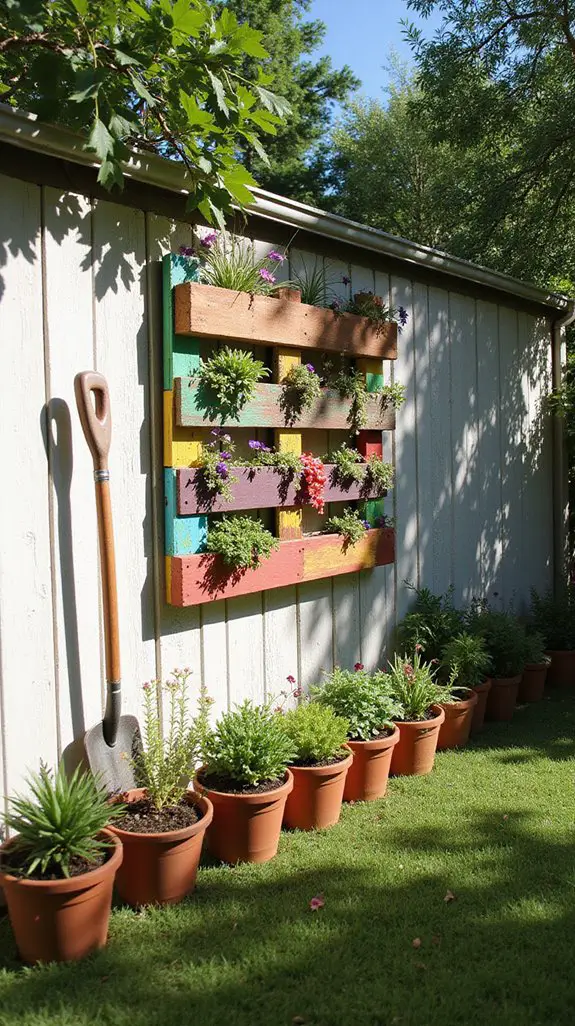 diy vertical garden creation