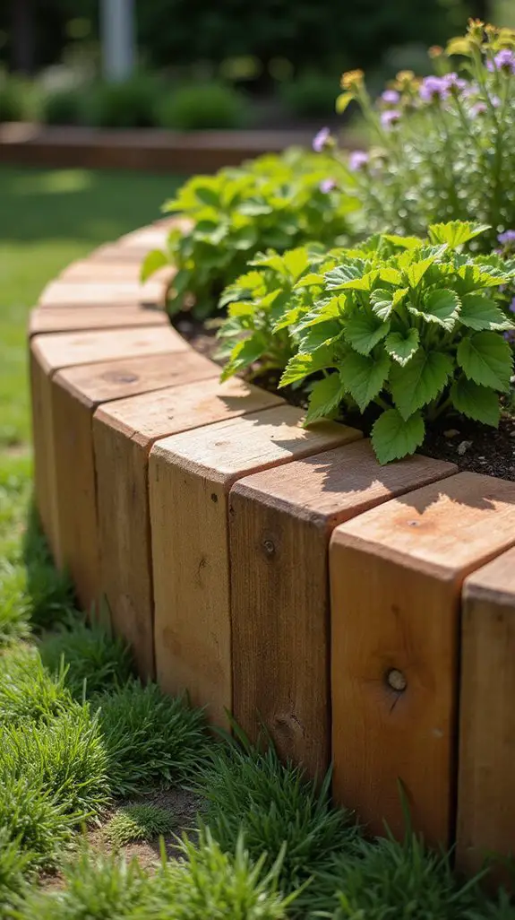 durable wood enhances gardens
