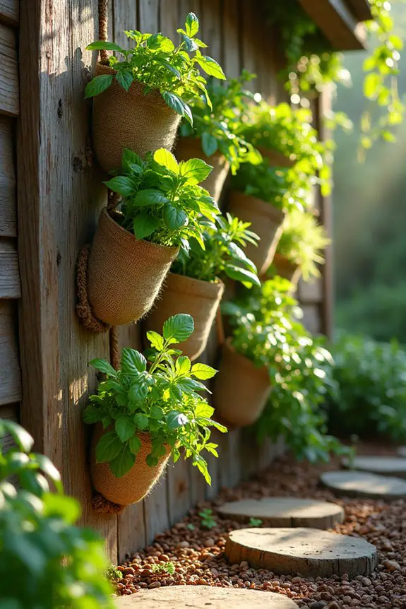eco friendly vertical garden materials