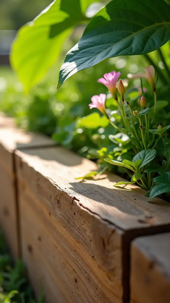 effective wood edging installation