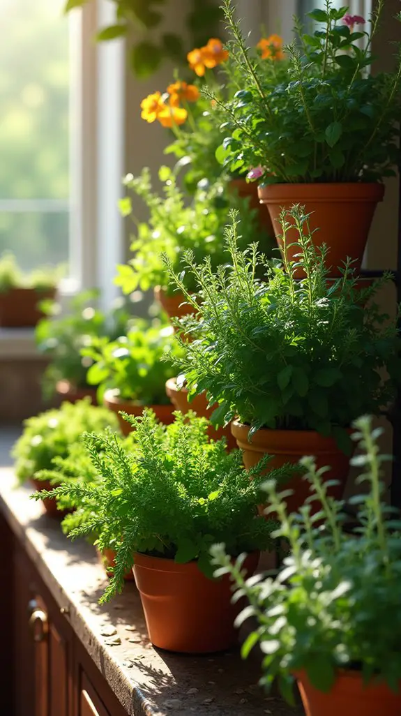 efficient vertical herb gardening