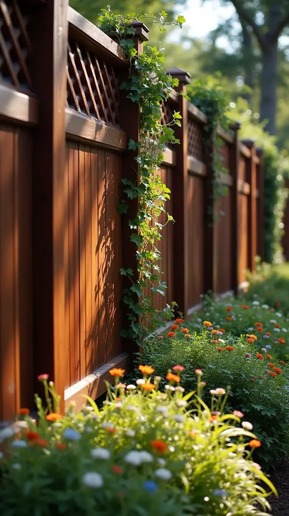elegant privacy with trellis