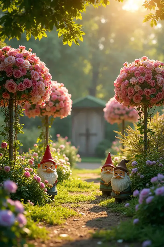 enchanting climbing rose spheres