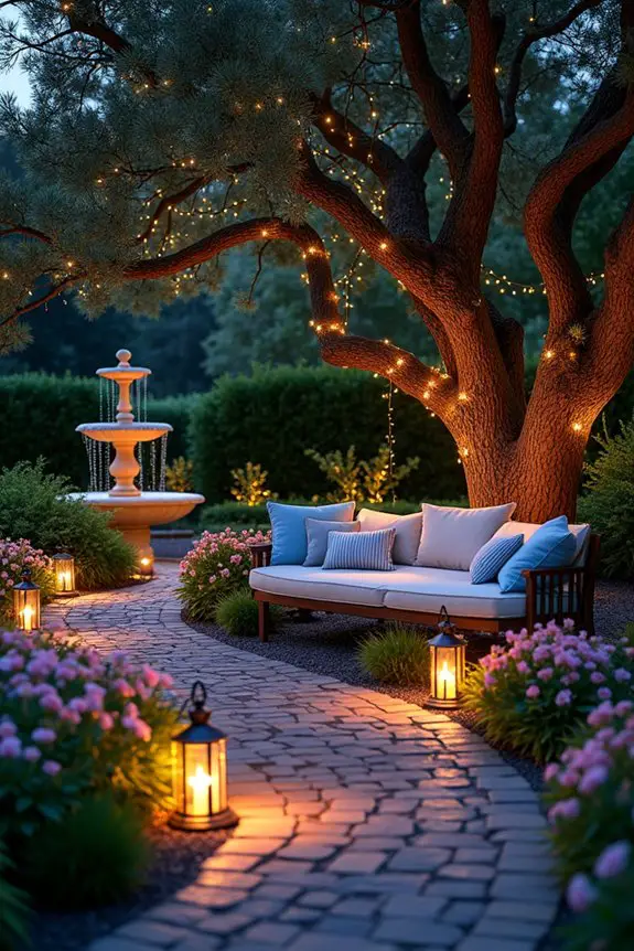 enchanting garden lighting ideas