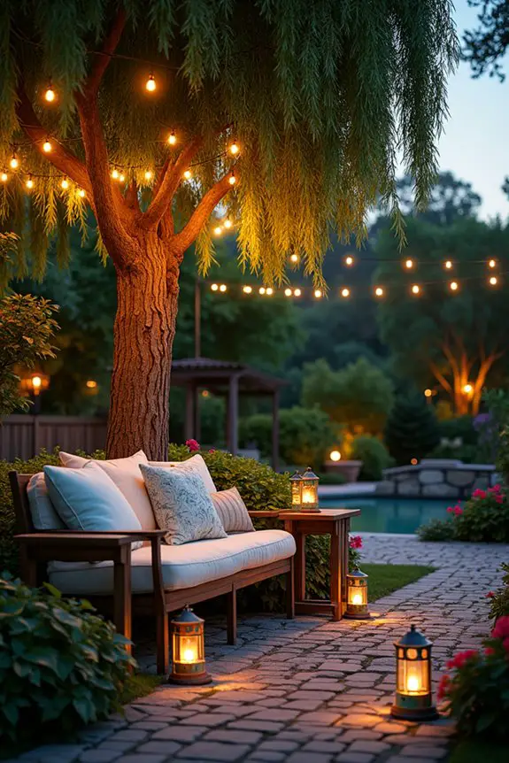 enchanting garden lighting ideas