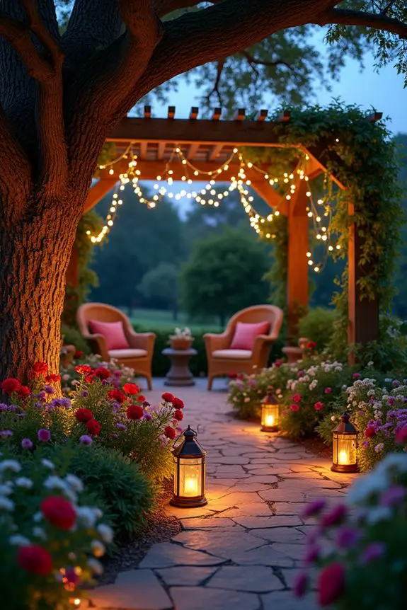 enchanting garden lighting ideas