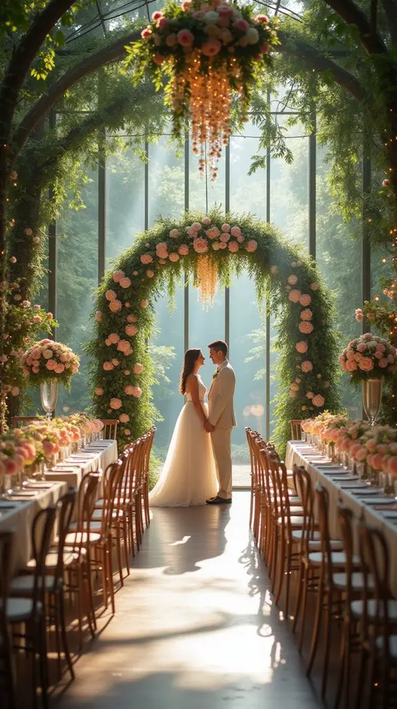 enchanting glass garden venue