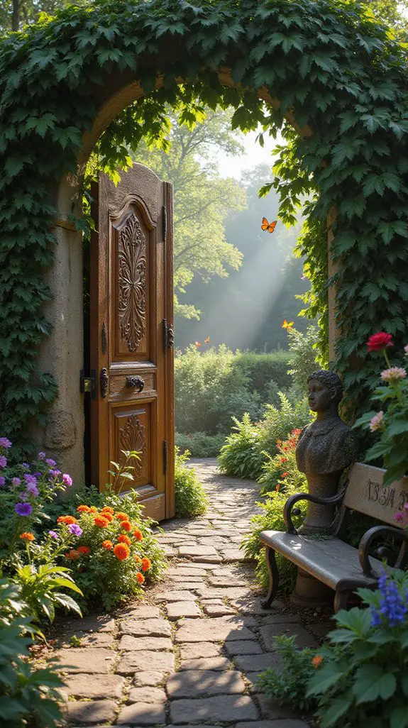 enchanting hidden garden entry