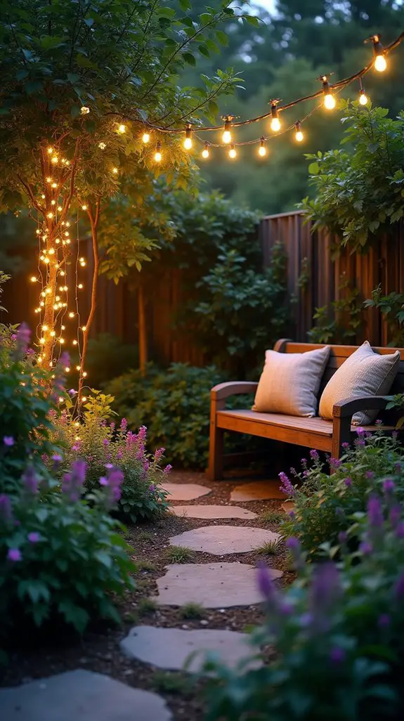 enchanting outdoor lighting ambiance