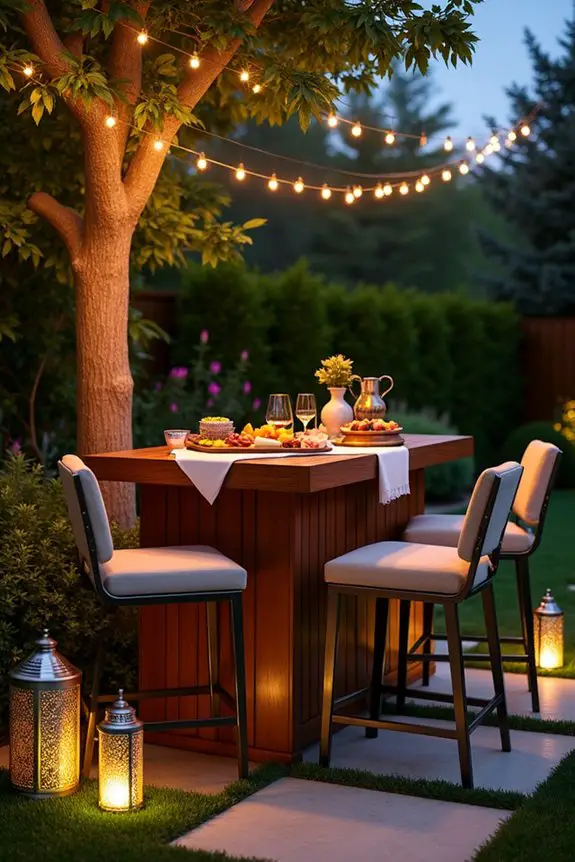 enchanting outdoor mood lighting