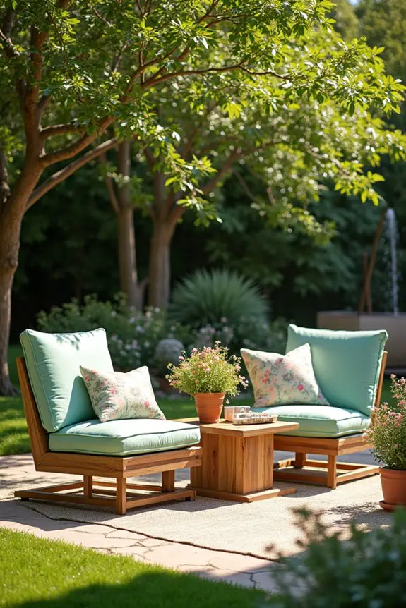 ergonomic outdoor seating comfort