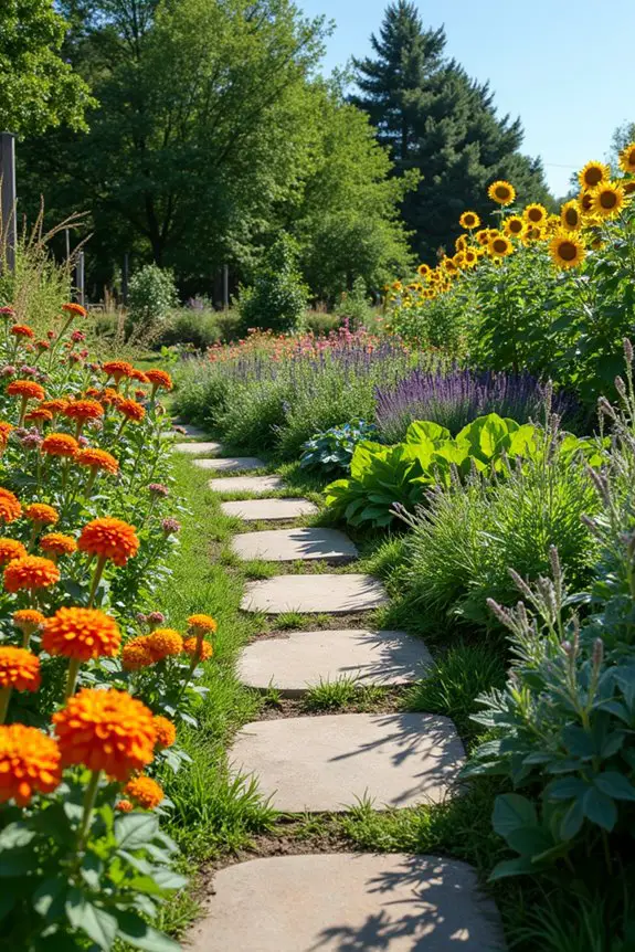 garden bed arrangement ideas