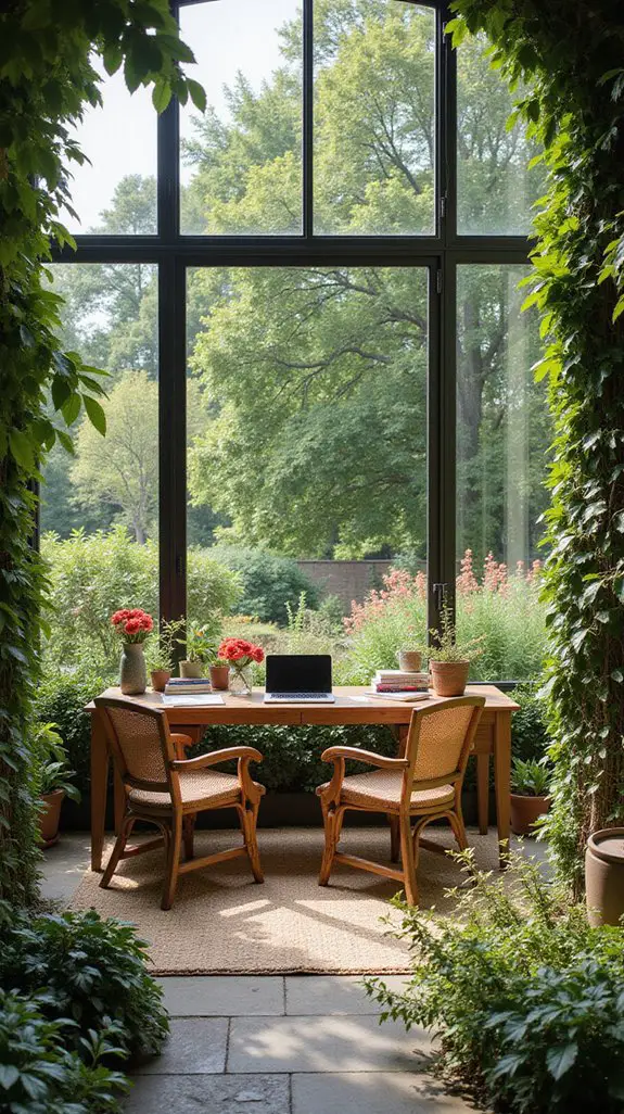 garden office productivity oasis