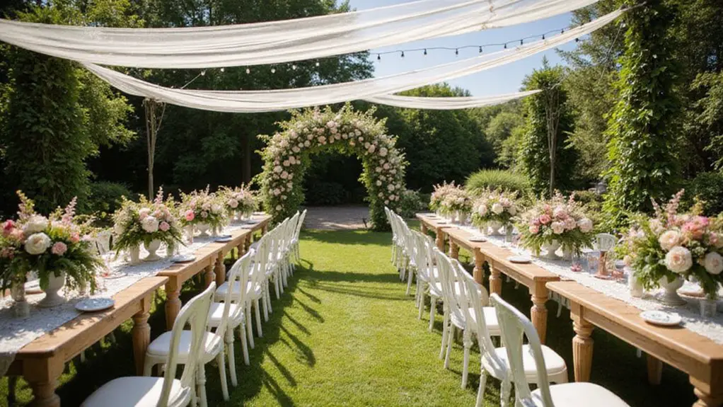 garden wedding inspiration ideas