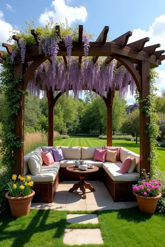 geometric pergola design inspiration