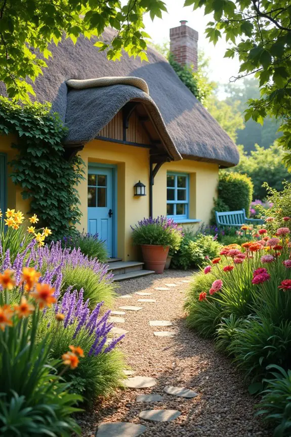 harmonious garden color palette