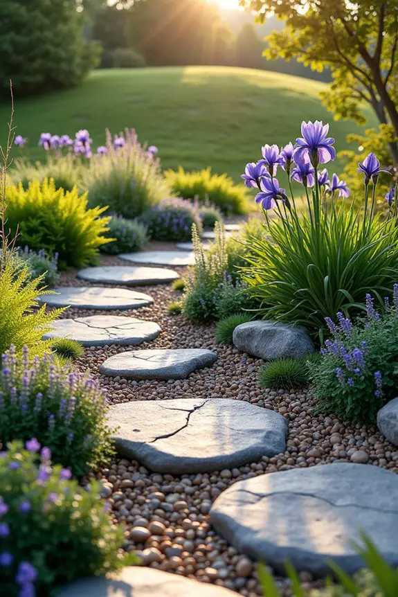 harmonious natural garden flow