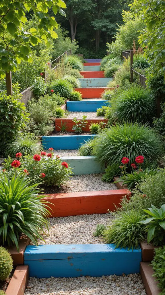 harmonious terraced garden design