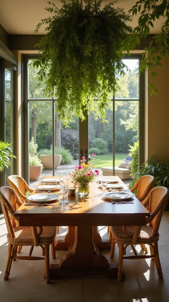 indoor outdoor dining experience