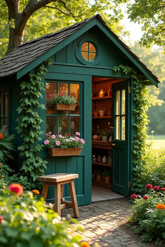 innovative rustic shed windows