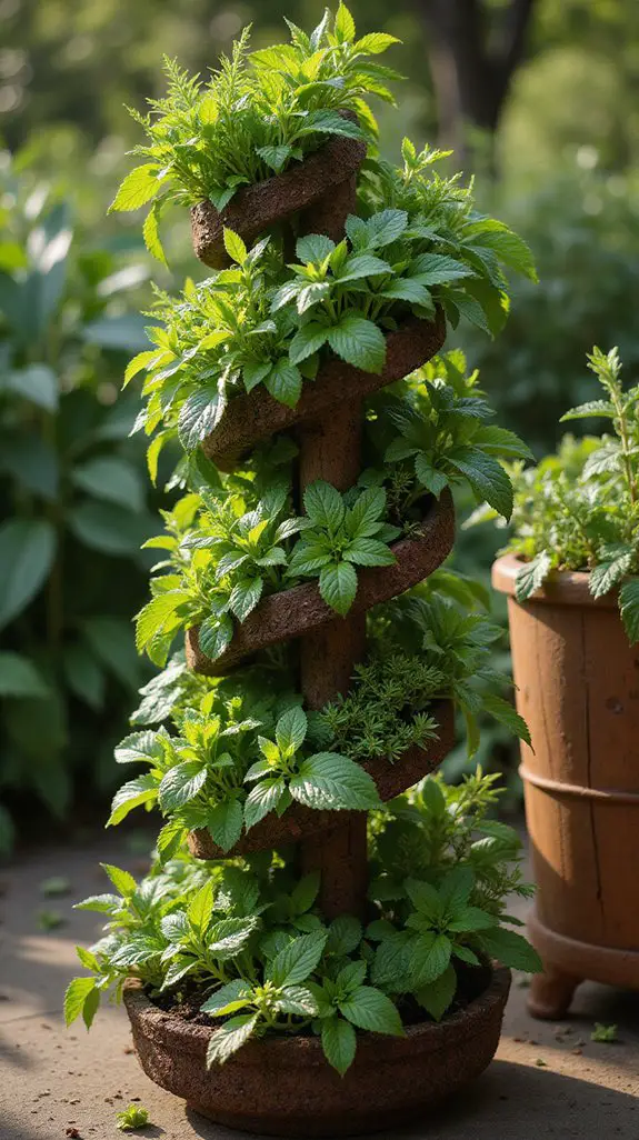 innovative vertical herb garden