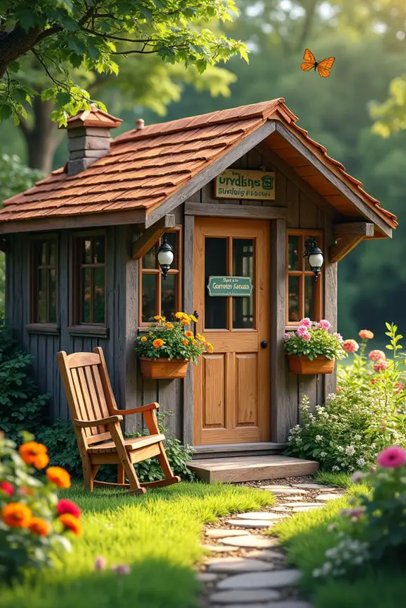 inspiring garden shed designs