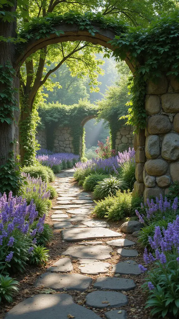 inviting stone garden pathways