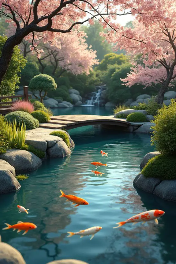 koi pond serene placement
