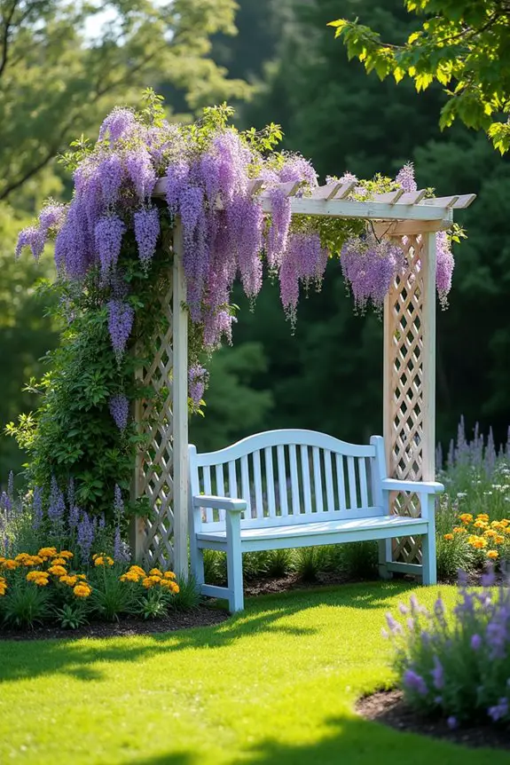 lattice work for garden elegance