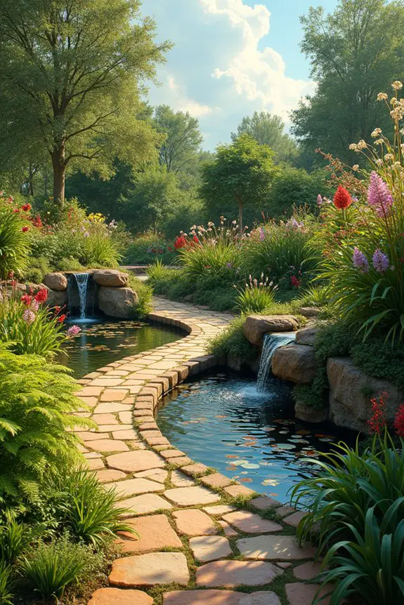 magical pathways with water