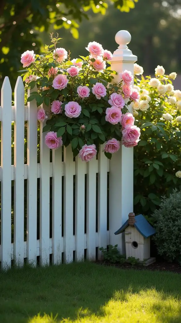 picket fence garden charm