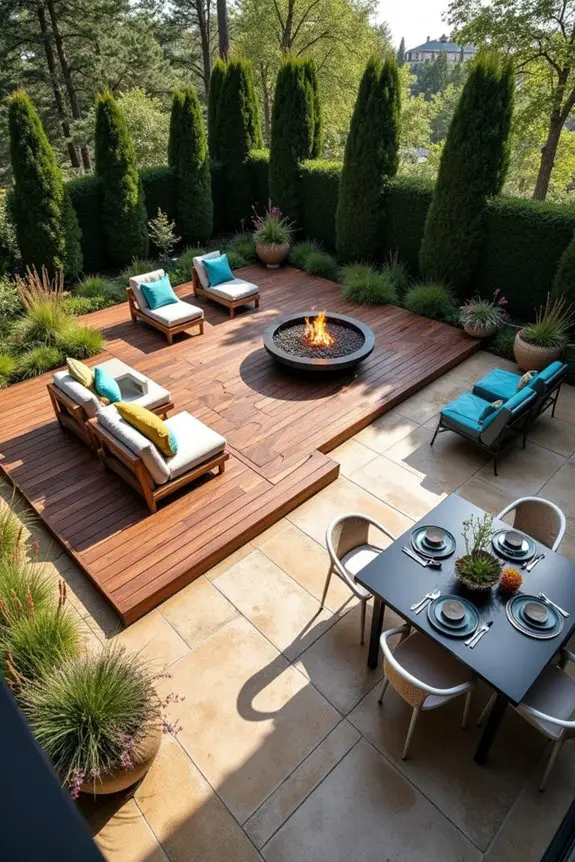 playful geometric garden layouts