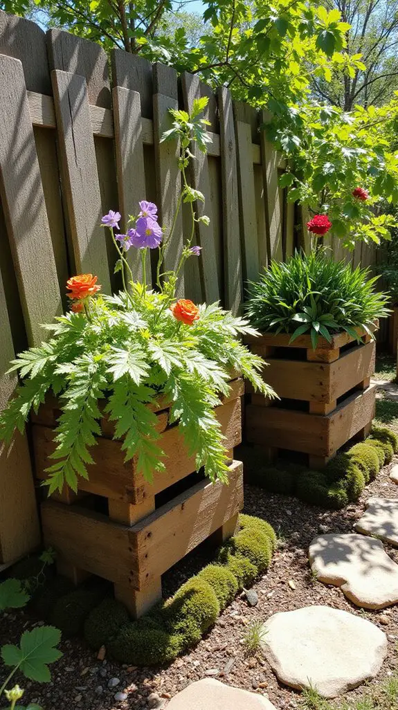rustic pallet planter ideas
