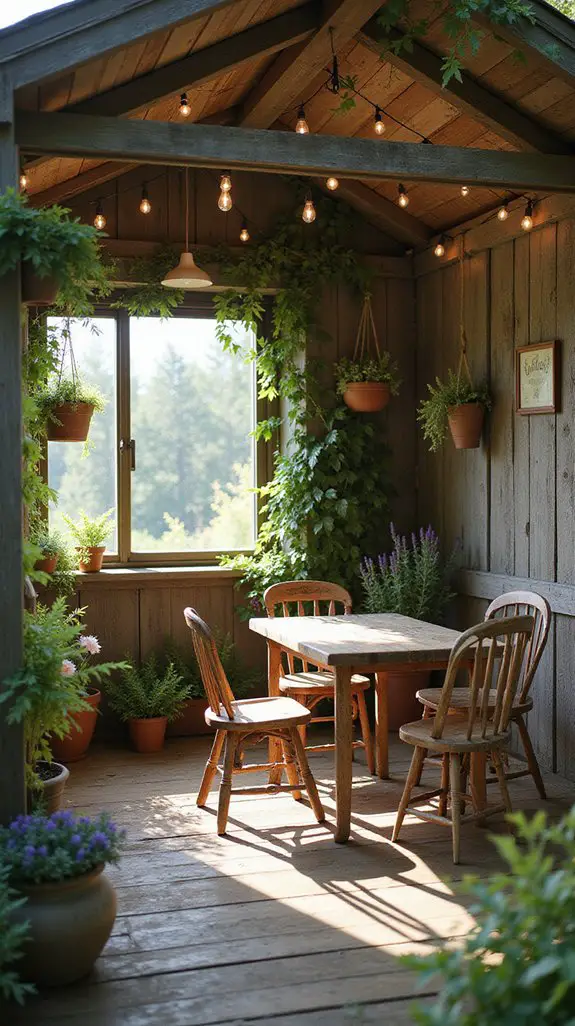 rustic shed transformation project