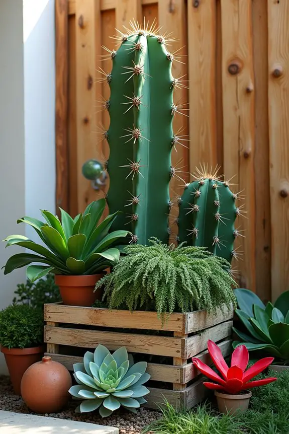 sculptural plant arrangement design