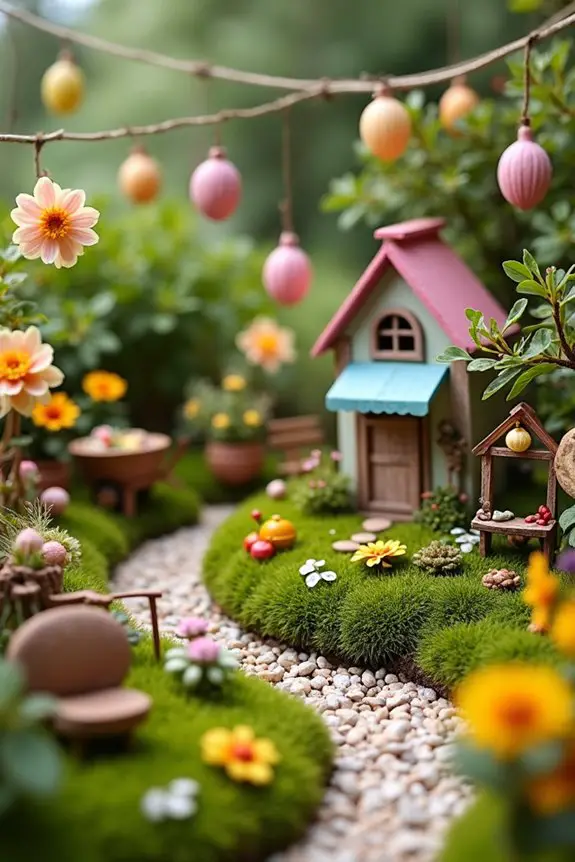 seasonal fairy garden transformation