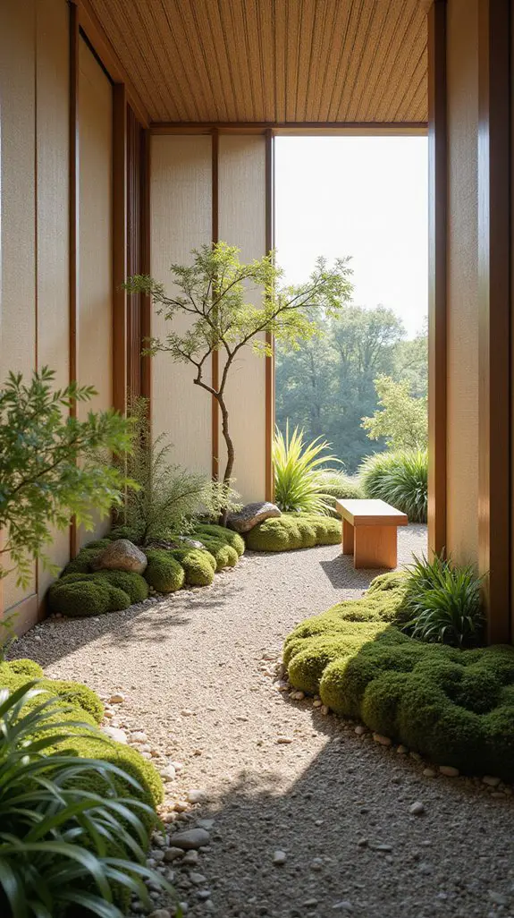 serene minimalist sanctuary space