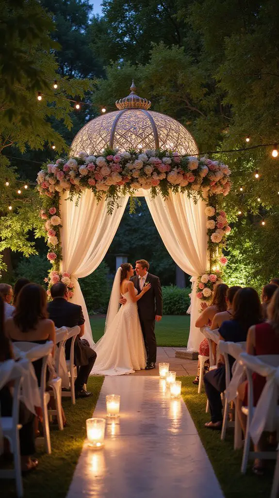sparkling gazebo wedding dreams