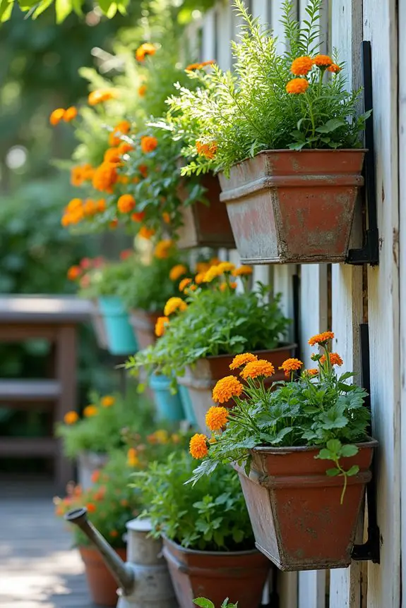 stunning vertical garden arrangements