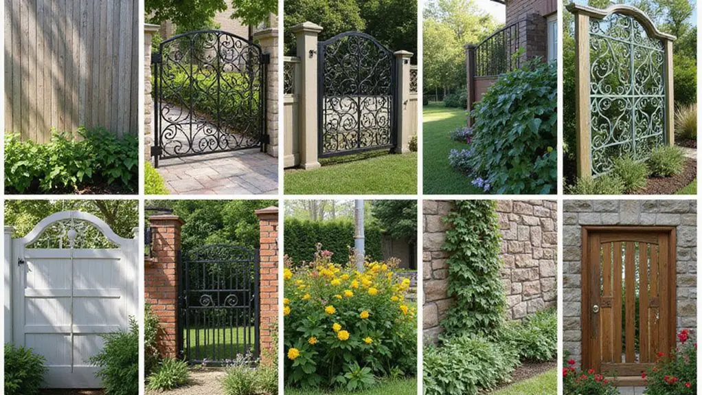 stylish and private garden fences