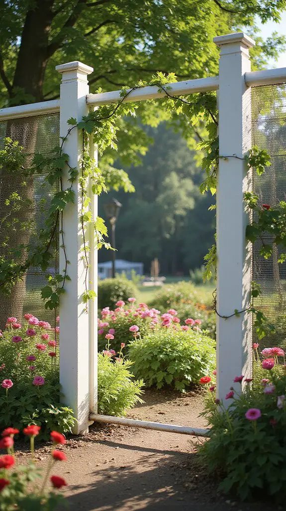 stylish garden protection fence