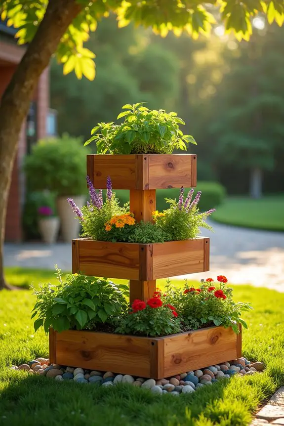 stylish vertical gardening solution