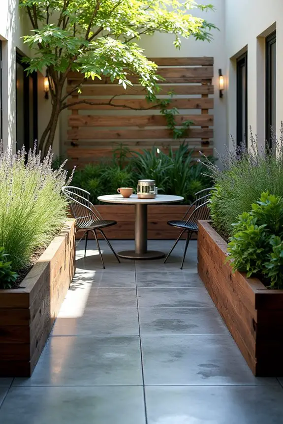 sustainable courtyard garden design