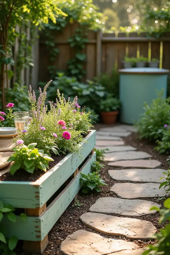 sustainable garden photo shoot