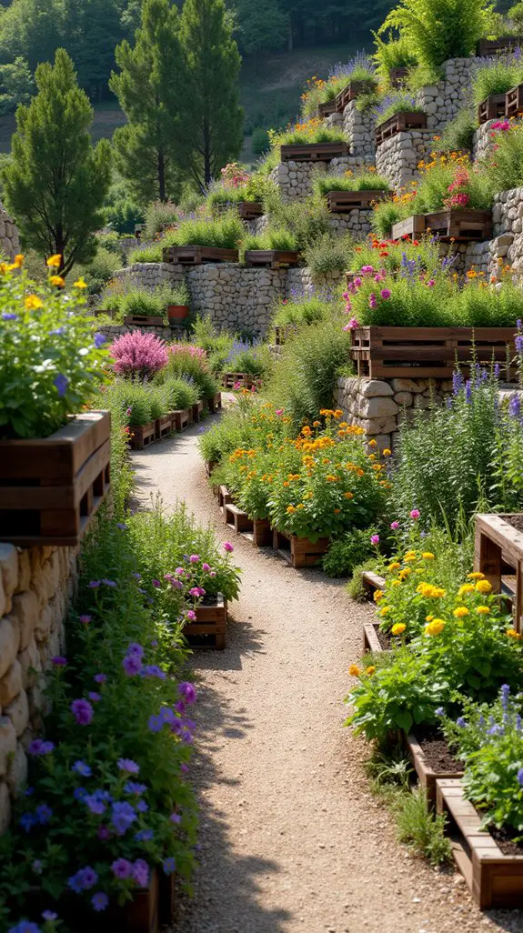 terraced garden layout importance